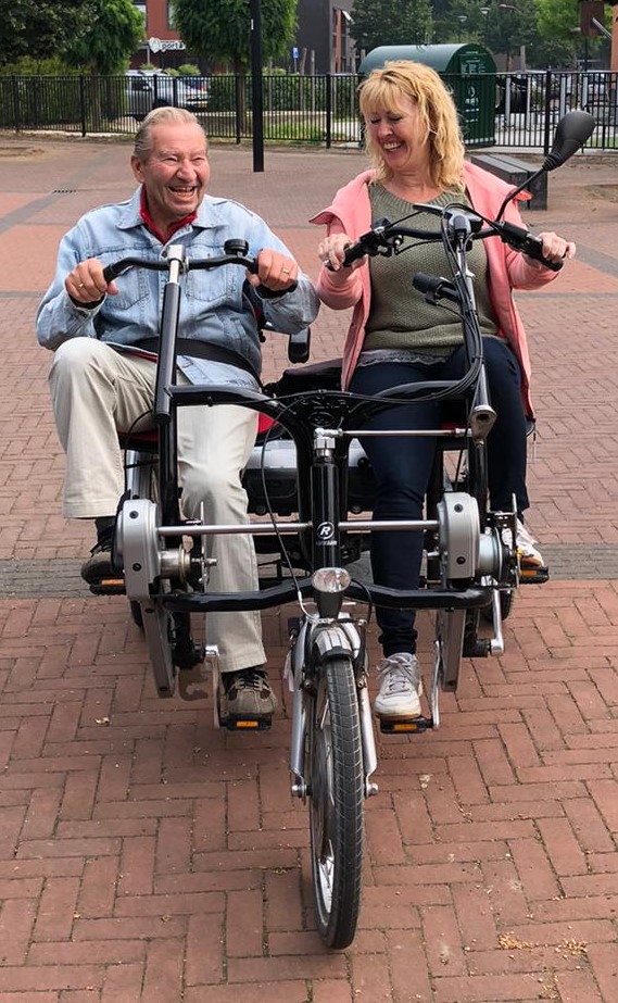 Foto van de duofiets